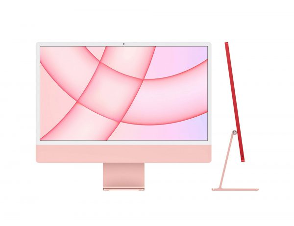 24-inch iMac with Retina 4.5K display: Apple M1 chip with 8‑core CPU and 7‑core GPU, 256GB - Pink