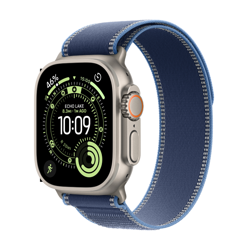 ⁦Apple Watch Ultra 3 - GPS & Cellular 49mm Titanium Case with Trail Loop⁩ – תמונה ⁦4⁩