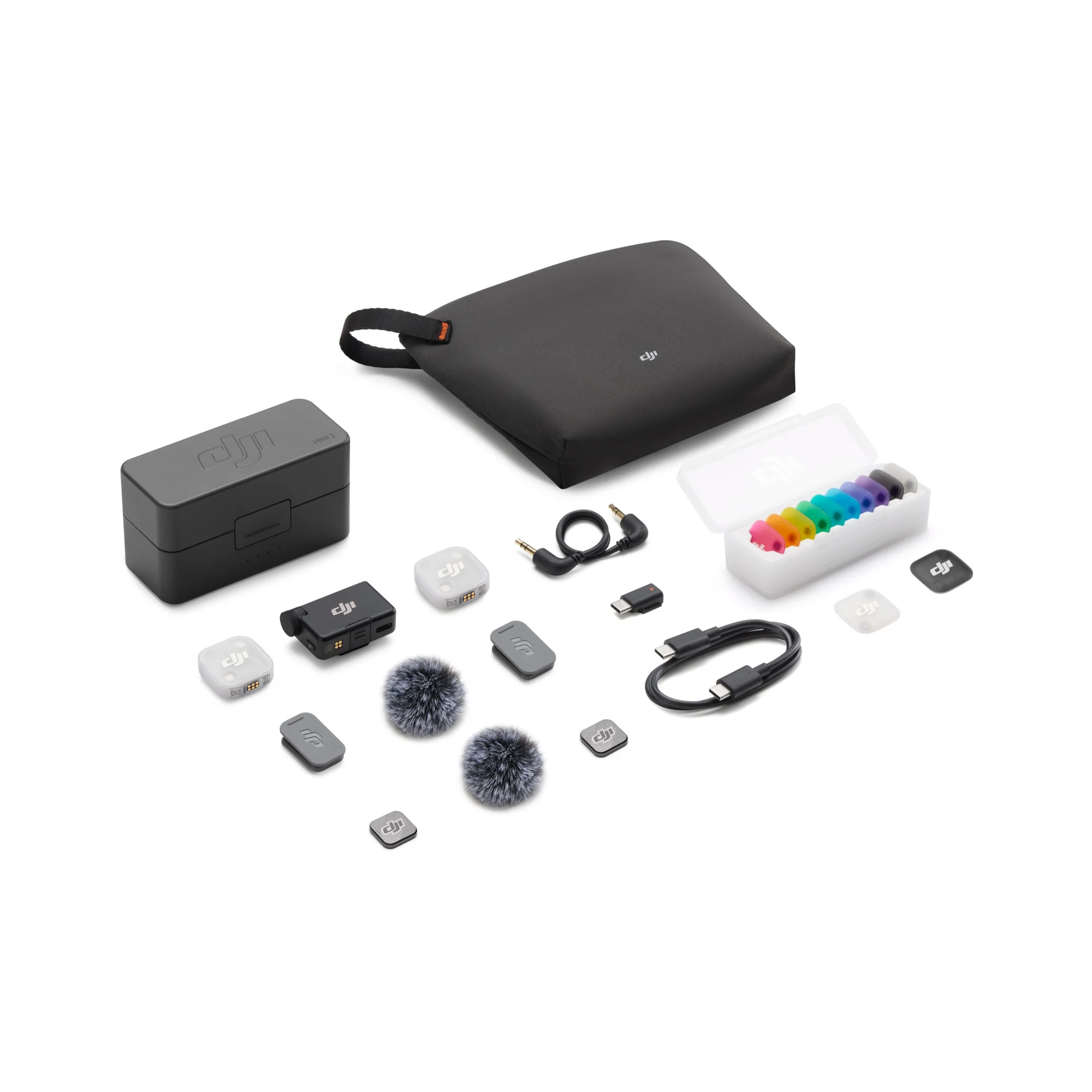 DJI Mic Mini 2 (2 TX + 1 RX + Charging Case) – תמונה 2