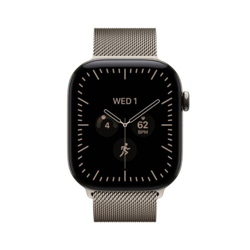 Apple Watch Series 12 GPS + Cellular Titanium Case with Milanese Loop