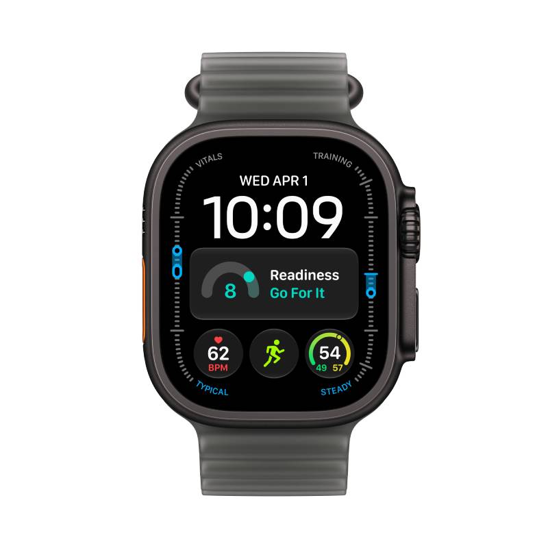 ⁦Apple Watch Ultra 4 - GPS + Cellular 49mm Titanium Case with Ocean Band⁩ – תמונה ⁦1⁩